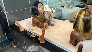 i cant get enough of this girl on girl ass play its too damn hot