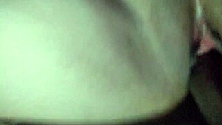 see me creampie cheating wife's tight pussy twice while cuckold waits?
