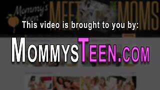 Stepmom milf catches herself masturbating with big tits out in hd taboo first time lesbian vibe.