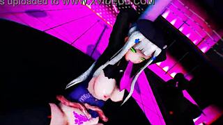 Hey, watch this erotic hk416 mmd xxxdance squatting so sexy with monster moves! 💃🔥 Dancing legs spread wide in nude tease rhythm.