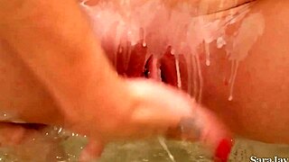 Sara Jay Milf Fingers Pussy Pinches Hard Nipples Solo