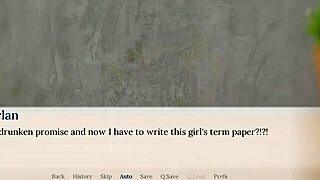 emma the bookworm plays naughty in library stacks