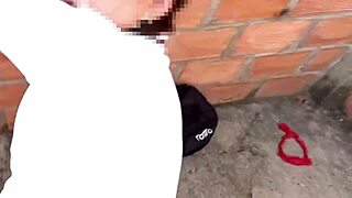 Big ass latina skips school for outdoor creampie pounding