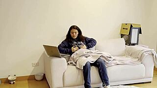 Intensely Watching Best Friend's Wife Finger Pussy to Orgasm