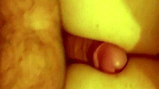 Chubby Italian girlfriend tittyfucks huge cock with massive natural boobs