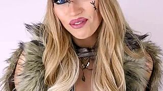 viking wife in cosplay rides your cock hard then drains balls with toys and creampie