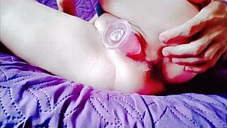 Whoa, watch her wet milf pussy become his personal playground in this intense homemade POV game!