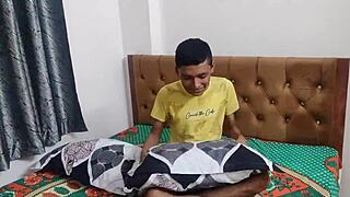 Two Desi Girls Fuck Skinny Boy Hard in Amateur Indian FFM Threesome!