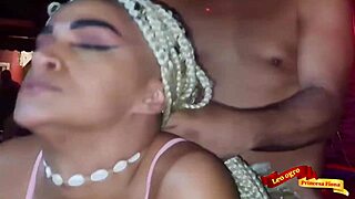 Sexy LATINA COUPLE ASSFUCKING Rough at Family Party