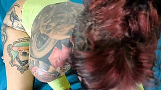 carmona barebacks tattooed newbie in taubaté anal pussy debut with huge clit orgasms