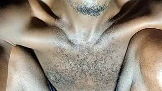 cute athletic brunette dorm roommate fitness girl homemade workout with stepdaddy in gym park 1