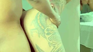 made him cum three times non-stop inside sheer sexy tattooed babe 