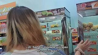 Stepdaughter plays be my girlfriend challenge with stepdad fucking cowgirl creampie and dirty talk orgasm