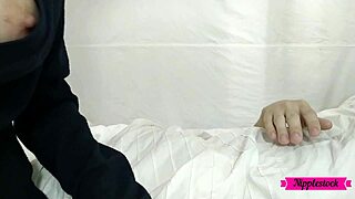 i can't resist riding my stepmom's huge tits and monster cock in stockings taboo cowgirl