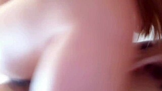 Stepdaughter plays be my girlfriend challenge with stepdad fucking cowgirl creampie and dirty talk orgasm