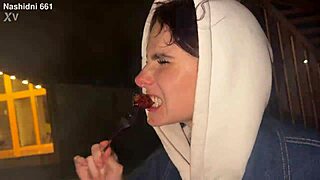 Uh hardcore sauna sex with her... god she's so tight n wet!