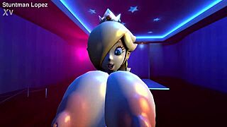 Big Tits Futanari Silverzard Pounds Huge Cock into Massive Ass Gaping