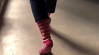 Hot Shower Thrill At Friend's In Argentina Overflows Emotion