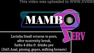 larinha back post baby fuckin 4 cocks dap anal gapes n milks bbc!!