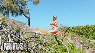 Scarlet Chase Naughty Outdoor Elic POV Surprise