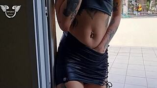 Menage with Spying Balcony Neighbor Full Ride