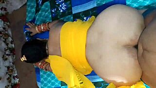 indian beauty wife's dirty talk drives wild doggystyle pounding in bedroom with husband close-up