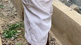 he pounded my wet milf pussy hard outdoors quick and hot