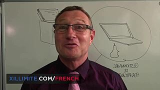 whoa, huge boobs teacher gets pounded in wild classroom fuck session