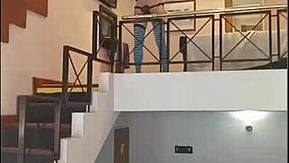 my latina friend with big ass tits rides my huge cock dildo play