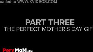 Pervmom milf sniffs son's dirty panties before taboo pov blowjob and missionary fuck