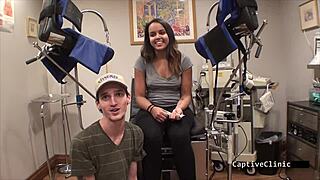 NOT SO FREE HEALTH CARE! LATEX NURSE SHEILA DANIELS HANDCUFFS PATIENT FOR ASS POUNDING!