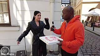 Curious how that big Italian ass handles BBC gangbang gaping?