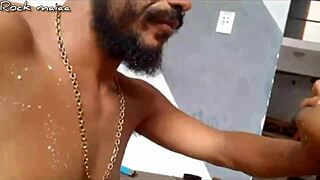 My fist deep in her milky huge pussy