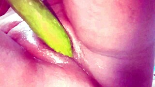 oiled desi bhabhi's tight shaved pussy stretched by monster cock today