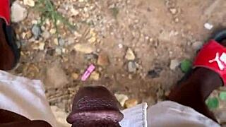 he pounded my wet milf pussy hard outdoors quick and hot