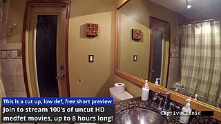 NOT SO FREE HEALTH CARE! LATEX NURSE SHEILA DANIELS HANDCUFFS PATIENT FOR ASS POUNDING!