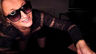 French stepmom bitch begs for rough anal creampie with dirty talk close-up