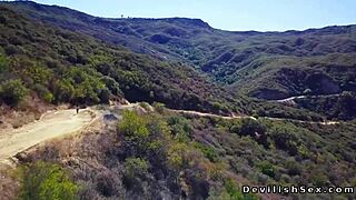 Brunette Babe Teases Coach In Steamy Workout