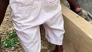 he pounded my wet milf pussy hard outdoors quick and hot