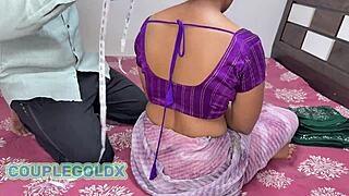 Skinny Asian wife bends for big cock doggystyle homemade pounding