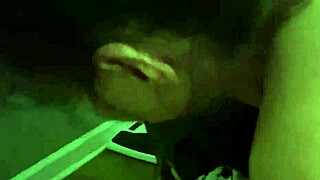 her mouth pussy and big tits covered in cum after intense sucking fucking session