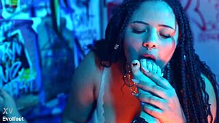 bratty girl trains him with footjob and demands foot worship all session