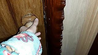 omg im catching stepsis fingering pussy hard and moaning loud in toilet now!!