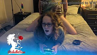 freeuse gamer girl bent over doggystyled and creampied hard part 2 🎮🍑💦