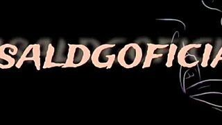 Gym buddy visits home for movie but ends up riding cock hard, begs for cum in mouth