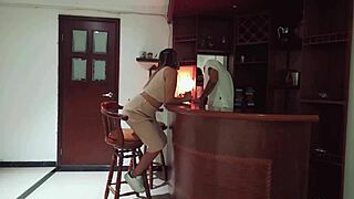 skinny colombian housewife fucks tall muscular bartender after bar drinks