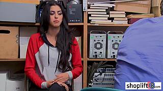 Security Guard Fucks Arrested Latina Teen Hard!