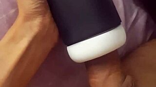 ever wonder how deep a monster cock cums inside throbbing sex toy?