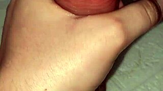 Watch me stroke this dildo pov homemade like it's real cock solo amateur toy play
