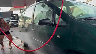 damiana arranges car and fucks on road between countries brazilian slut in europe ep5